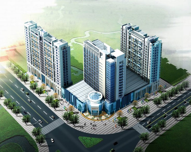 Prosperity Plaza Project on Mizhou Road, Zhucheng, Shandong