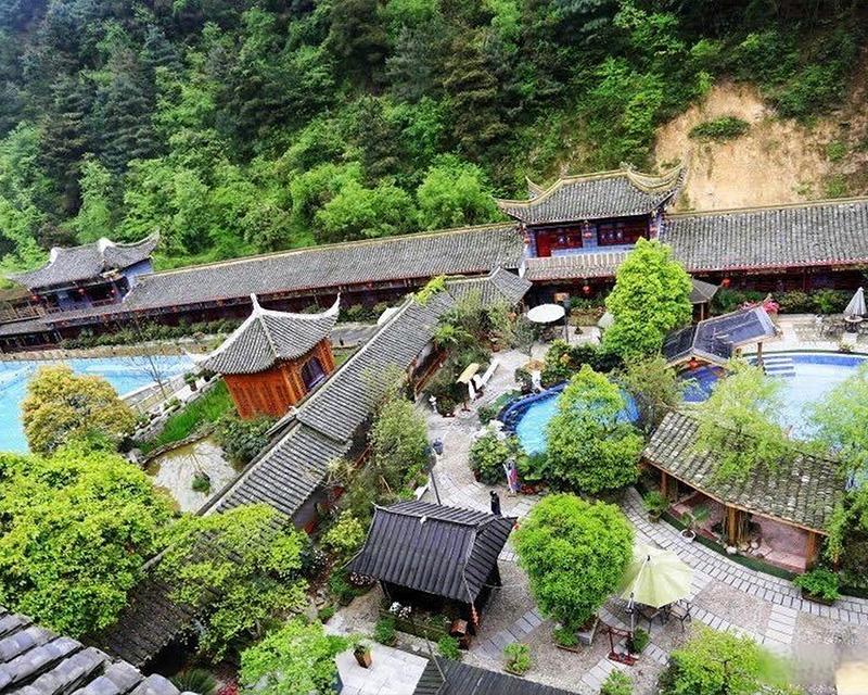 Baima bath hot spring in Kaiyang County, Guizhou