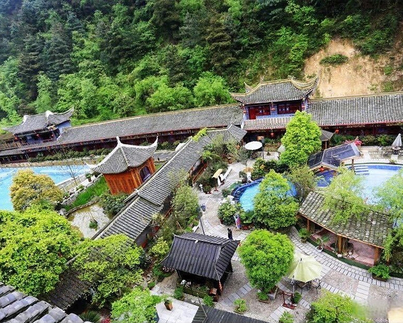Baima bath hot spring in Kaiyang County, Guizhou